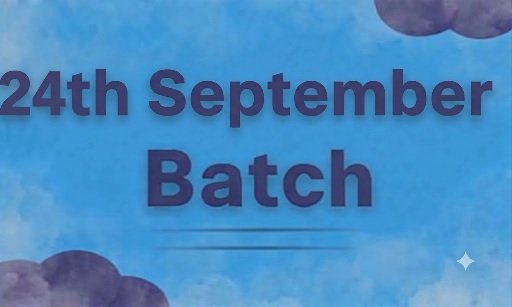 24th September batch Bangalore - 2026